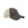 MOD. B672:Vintage Brown, 100% cotton, mesh, Stone, One Size